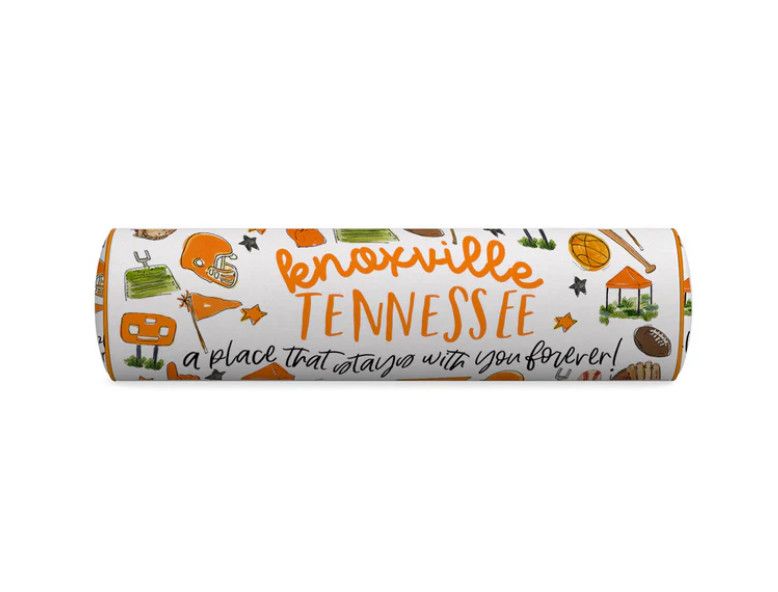 Knoxville TN Bolster Pillow