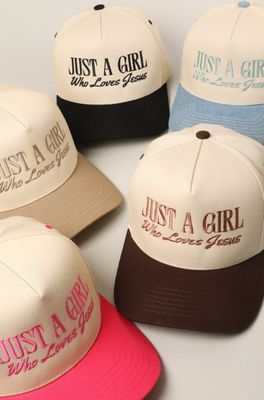 Just A Girl Cap