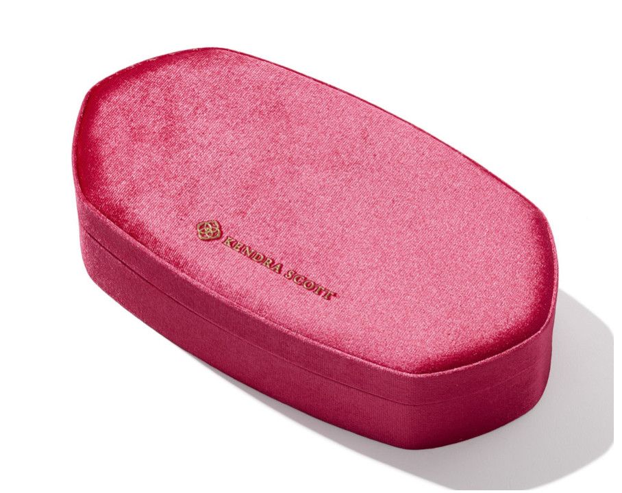 The Danielle Medium Jewelry Case, Color: Berry Pink