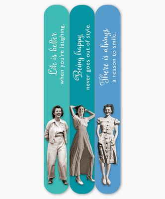 Be Happy Emery Board Set of 3