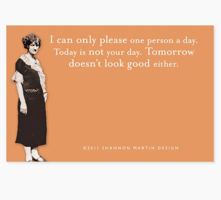 Sticky Note | Today Not Your Day