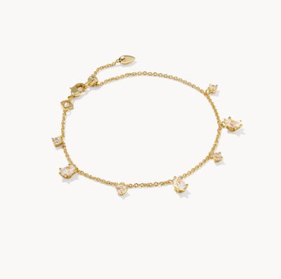 The Cailin Delicate Crystal Chain Bracelet