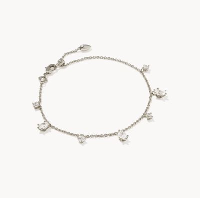 The Cailin Delicate Crystal Chain Bracelet