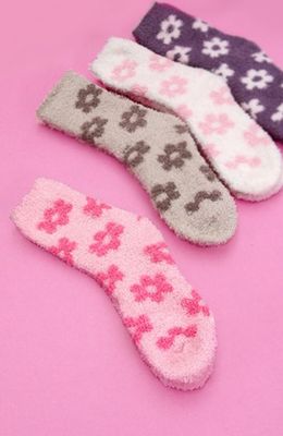 Cozy Flower Socks