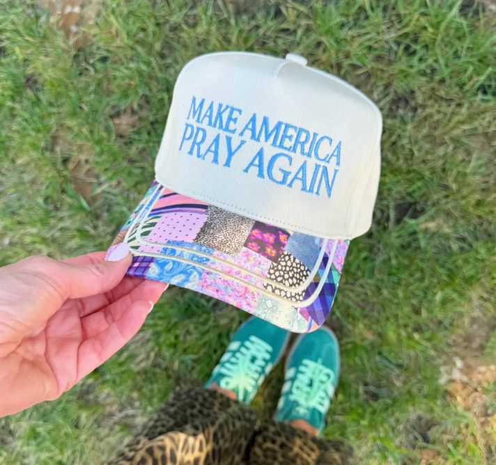 Make America Pray Again Patchwork Hat
