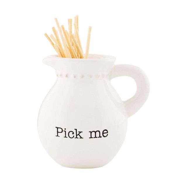 Toothpick Holder, Color: Pick Me Pitcher