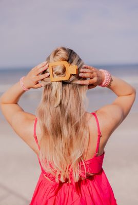 Teleties™ Flat Square Hair Clip | Mango For it