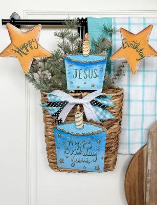 Round Top© Attachment | Birthday Cake for Jesus Charm