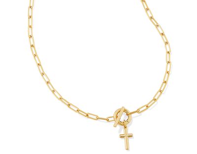 The Cross Link + Chain Necklace