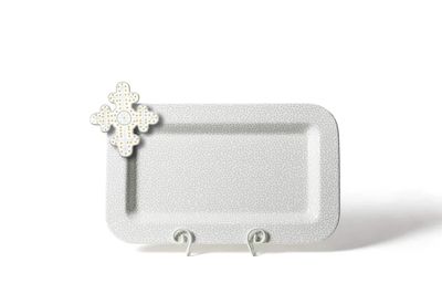 Happy Everything™ Mini Base | Stone Small Dot Entertaining Platter