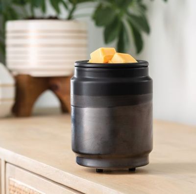 Flip Dish Wax Warmer Black Dipped
