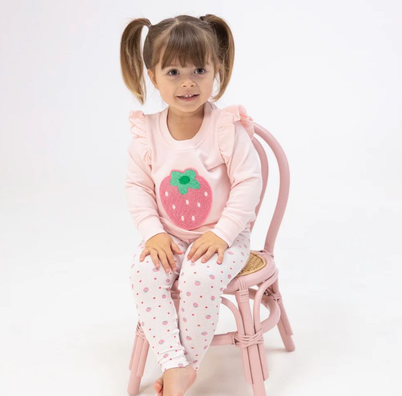 Strawberry Sweatshirt + Leggings
