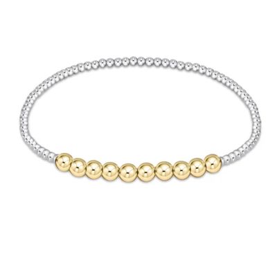 Classic Beaded Bliss Bead Bracelet Mixed Metal