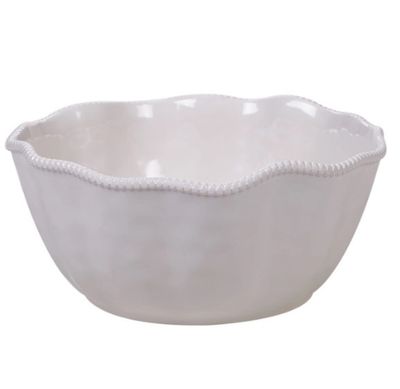 Perlette Cream Melamine Deep Bowl