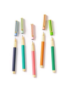 Colorblock Snap Cap Pen