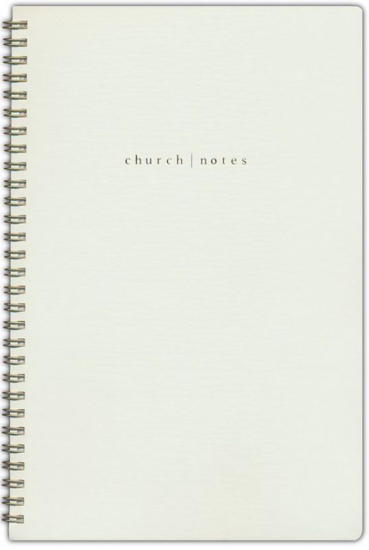 Church Notes Notebook with Maps