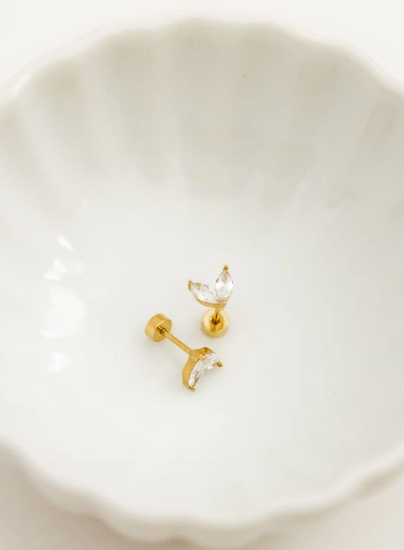 Screwback Stud Earring