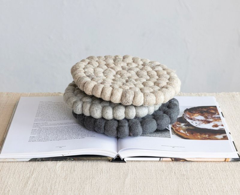 Handmade 71/2" Wool Trivet