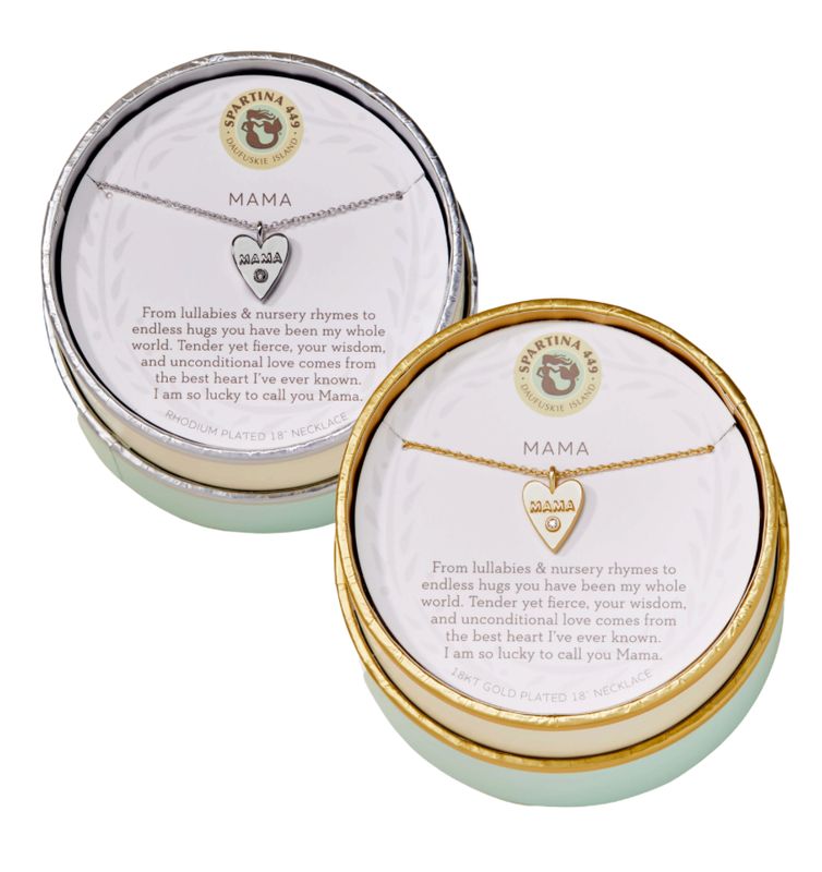 SLV Necklace 18" Mama Heart