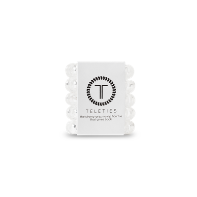 Teleties™ Hair Ties | Crystal Clear