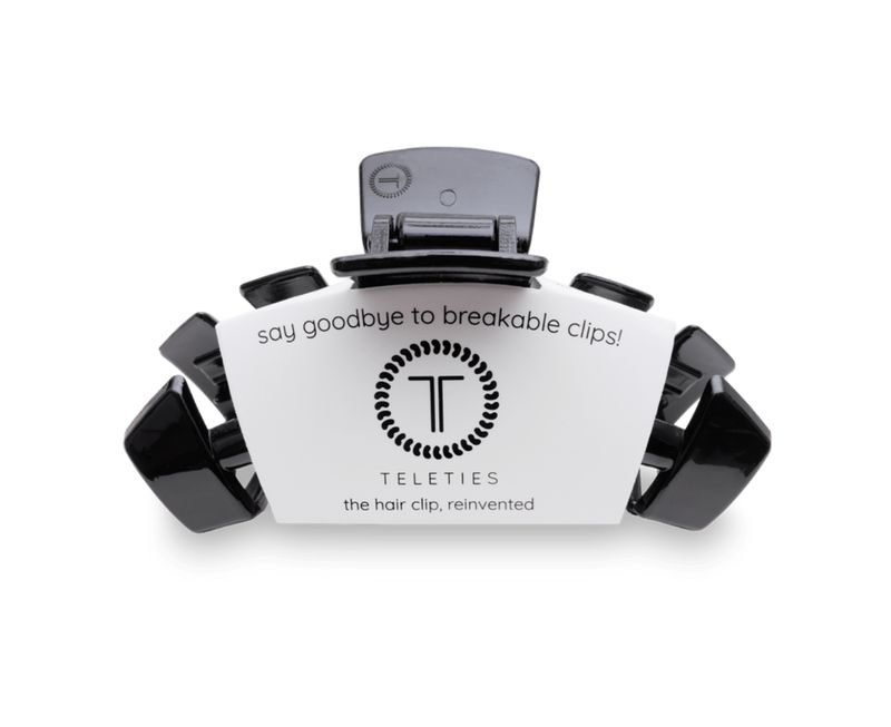 Teleties™ Classic Hair Clip | Jet Black