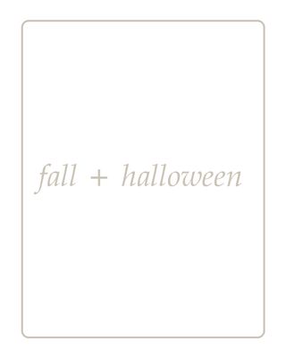 FALL + HALLOWEEN