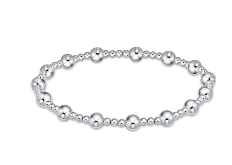 Enewton EXTENDS Classic Sincerity Pattern Bead Bracelet Sterling, Size: 5mm