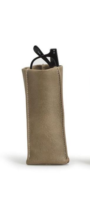 Looking Good Standing Holder Leather, Color: Beige