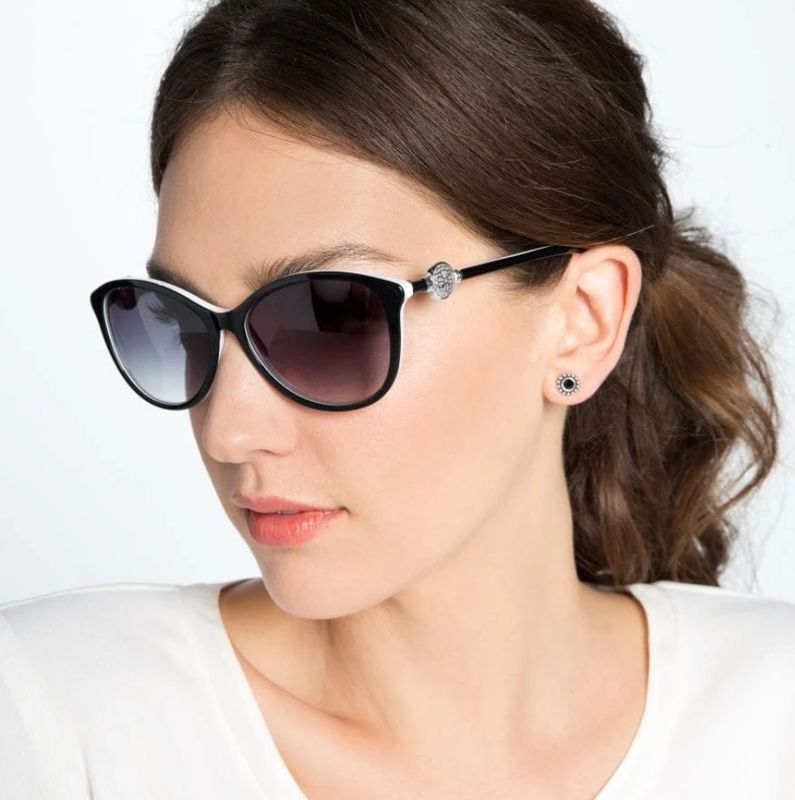 Ferrara Black and White Sunglases