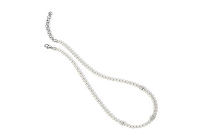 Meridian Petite Pearl Station Necklace
