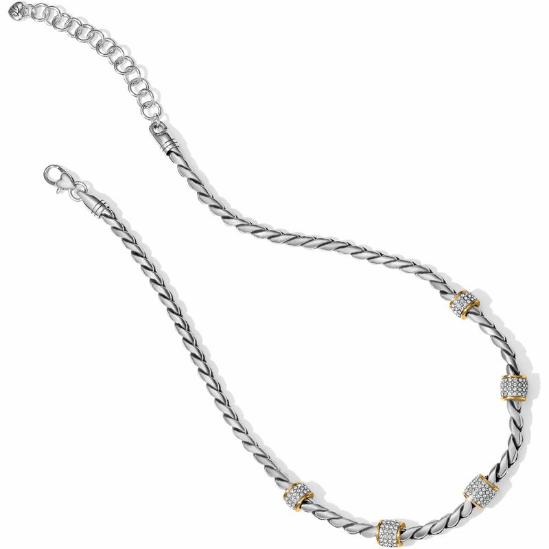 Meridian Necklace Two Tone