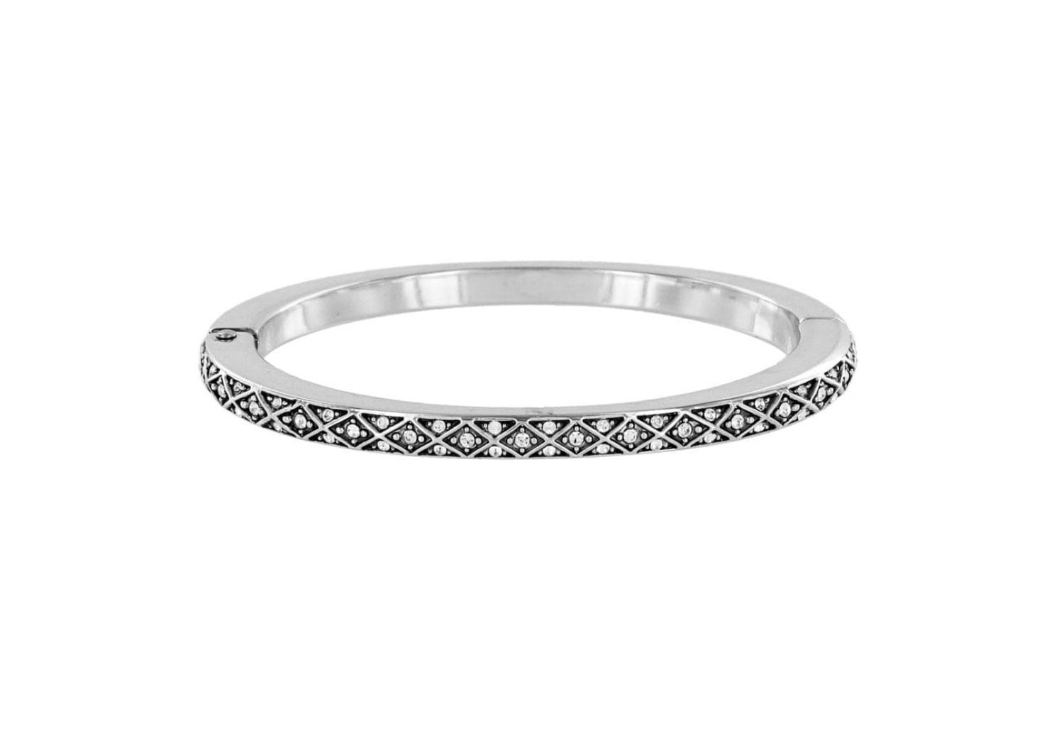 Diamond Hinged Bangle