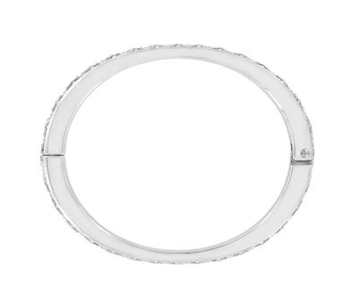 Diamond Hinged Bangle