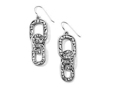 Contempo Linx French Wire Earrings Silver