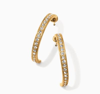 Meridian Zenith Medium Hoop Earrings GOLD