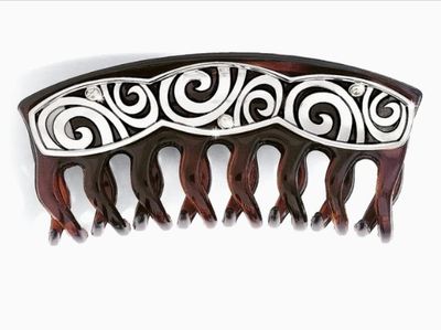 London Groove Large Hair Clip Brown