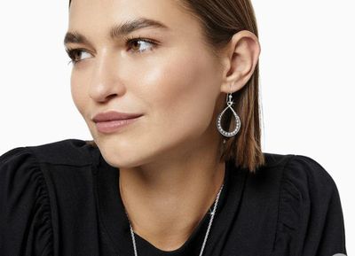 Pretty Tough Teardrop French Wire Earrings