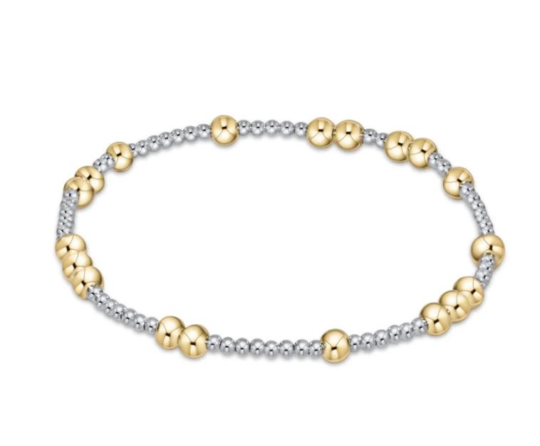 Enewton EXTENDS Hope Unwritten Bead Bracelet Mixed Metal, Size: 4mm
