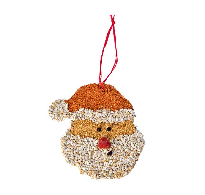 Santa Birdseed Cookie