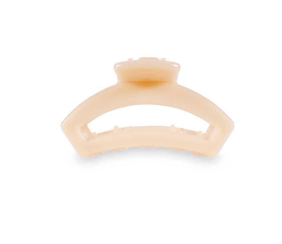 Teleties™ Open Hair Clip | Almond Beige, Size: Tiny