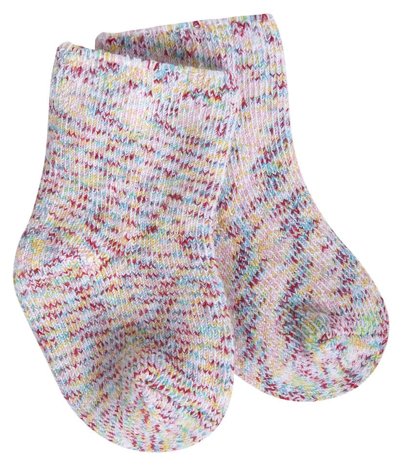 Infant Rag Crew Sock, Color: Whimsical Multi
