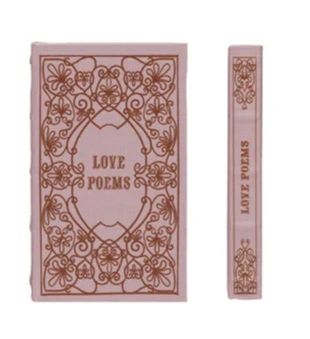 Linen Book Storage Small, Color: Pink