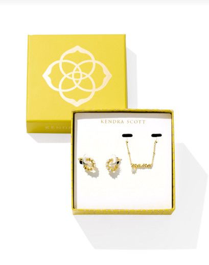 The Mama + Cailin Gift Set, Color: Gold