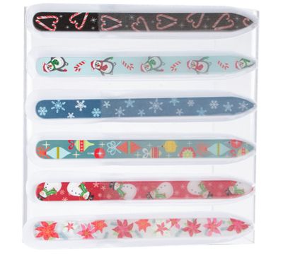 Christmas Glass Nail File