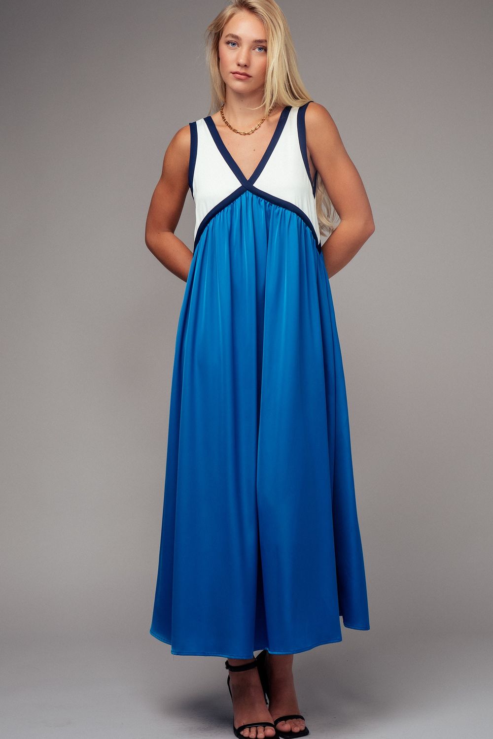 The Kace Colorblock Dress, Size: S