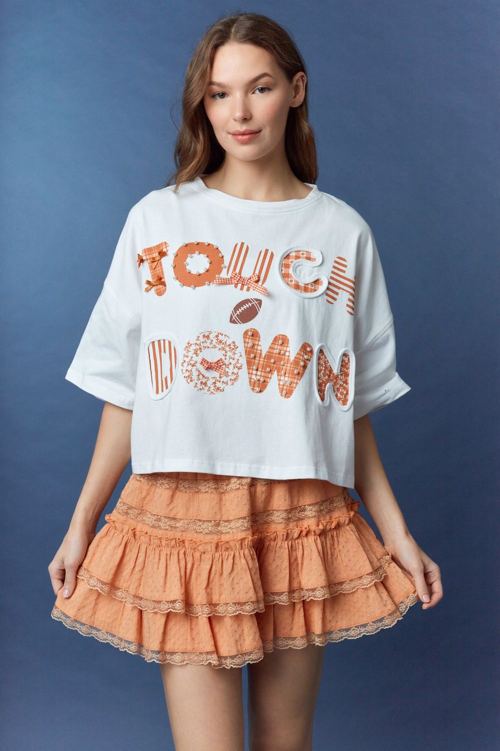 The Touch Down Top, Size: S