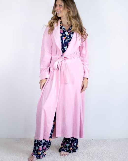 Classic Harbin Robe, Color: Pink, Size: L/XL