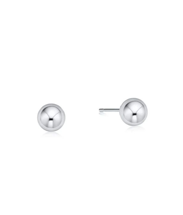 Classic Sterling Ball Stud, Size: 6mm