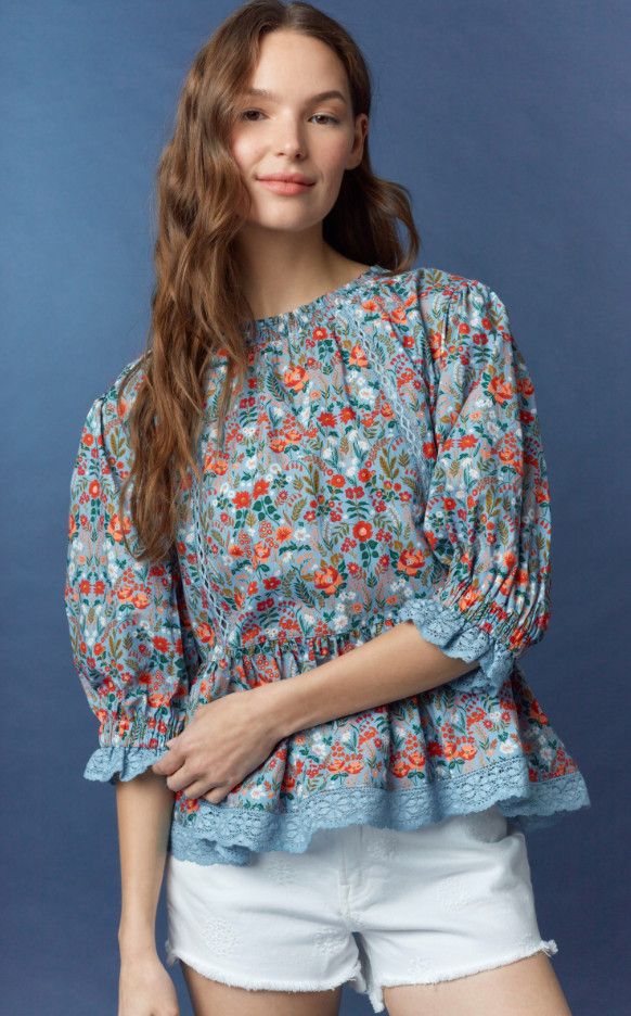 The Kendra Floral Top, Size: S