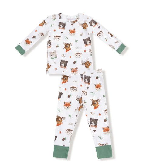 Woodland Faces Loungewear, Size: 6-12 mo